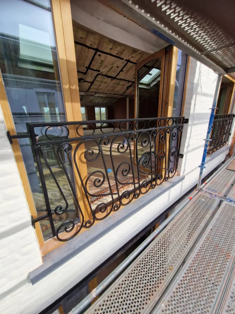 Franse balkons in verzinkt en gelakt